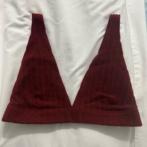 ALO Yoga Burgundy Bralette